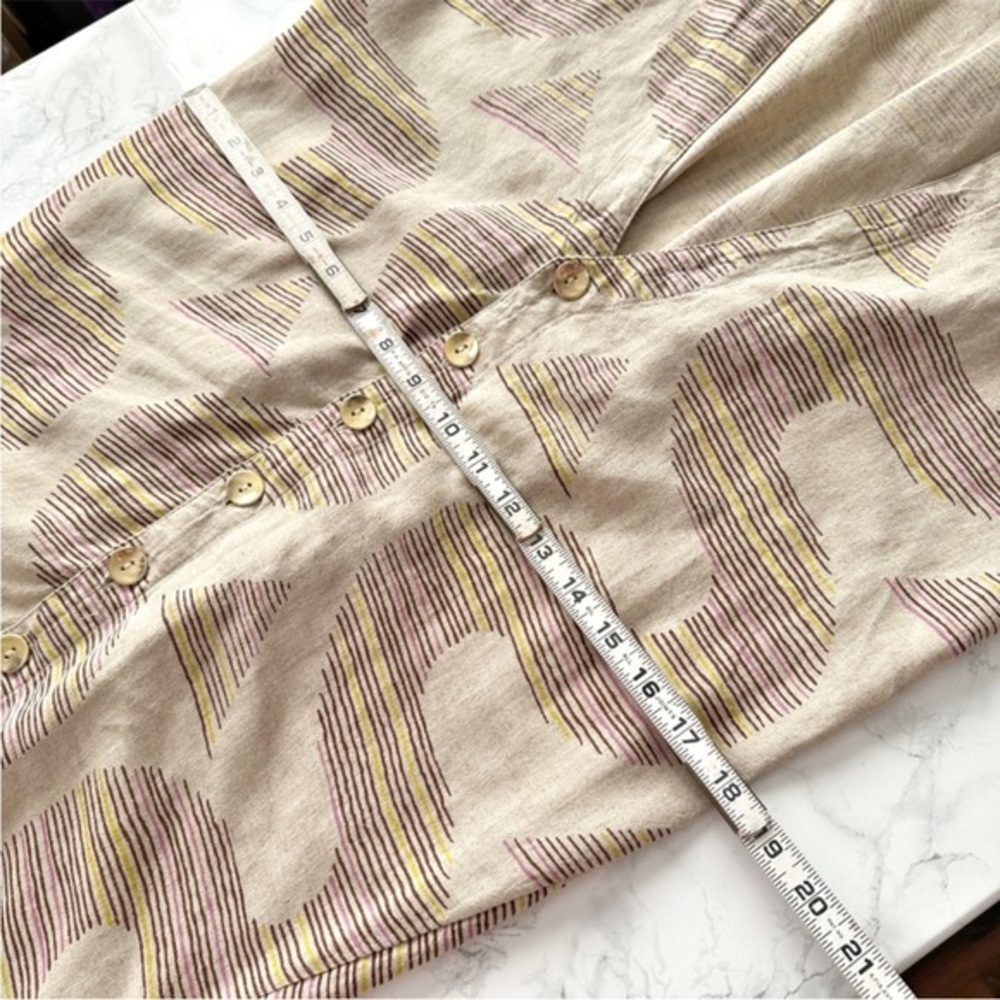 Anthropologie x Celandine NWT Retro Halter Button Front w/Slit Maxi Dress | XS - Picture 10 of 12